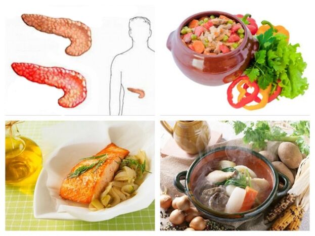 Diätetische Ernährung bei Pankreatitis der Bauchspeicheldrüse